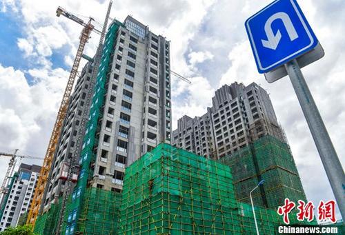 資料圖：在建商品房項目。 